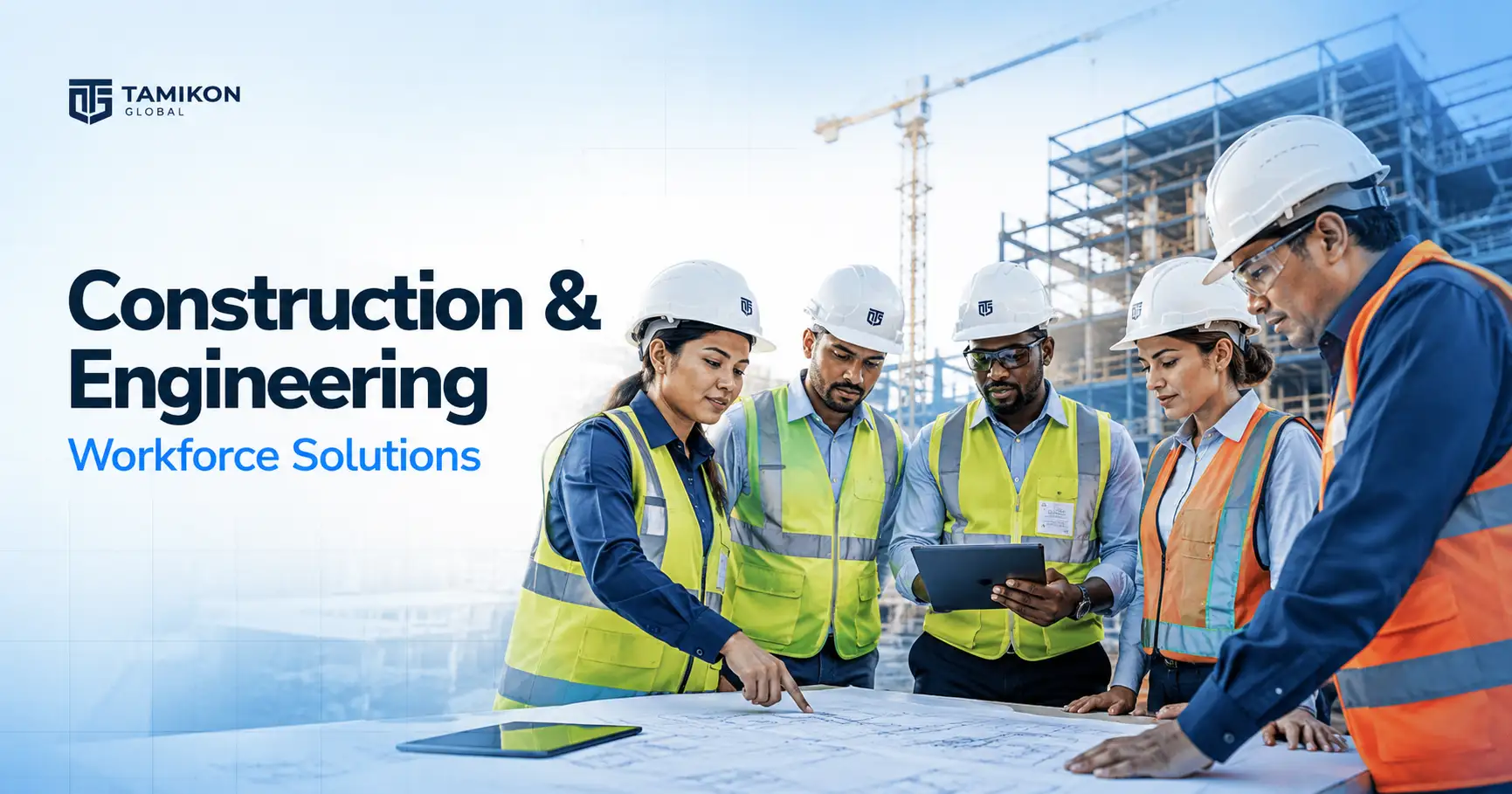 Construction and engineering workforce solutions by Tamikon Global