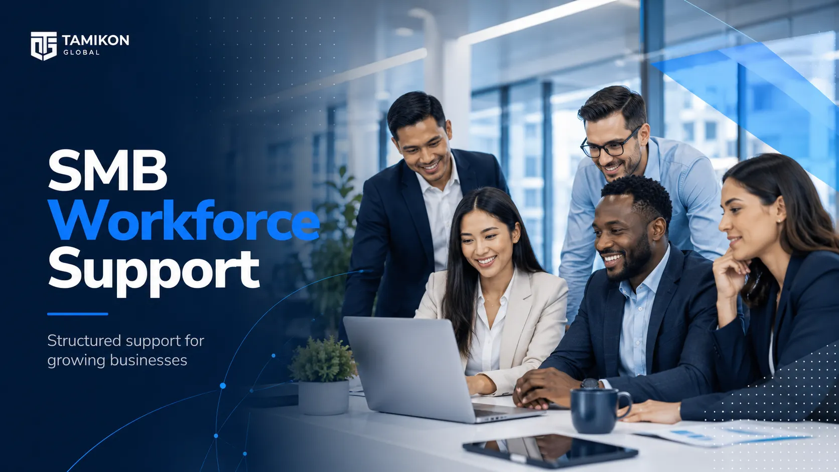 Professional team planning workforce support for small and mid-sized businesses